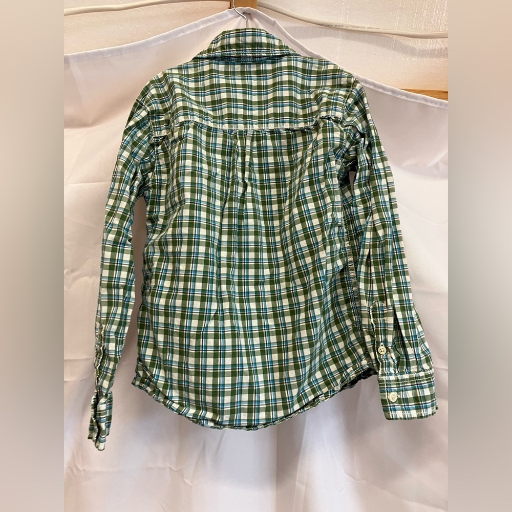 Carter's Plaid Shirts - Navy and Green - Picture 7 of 7